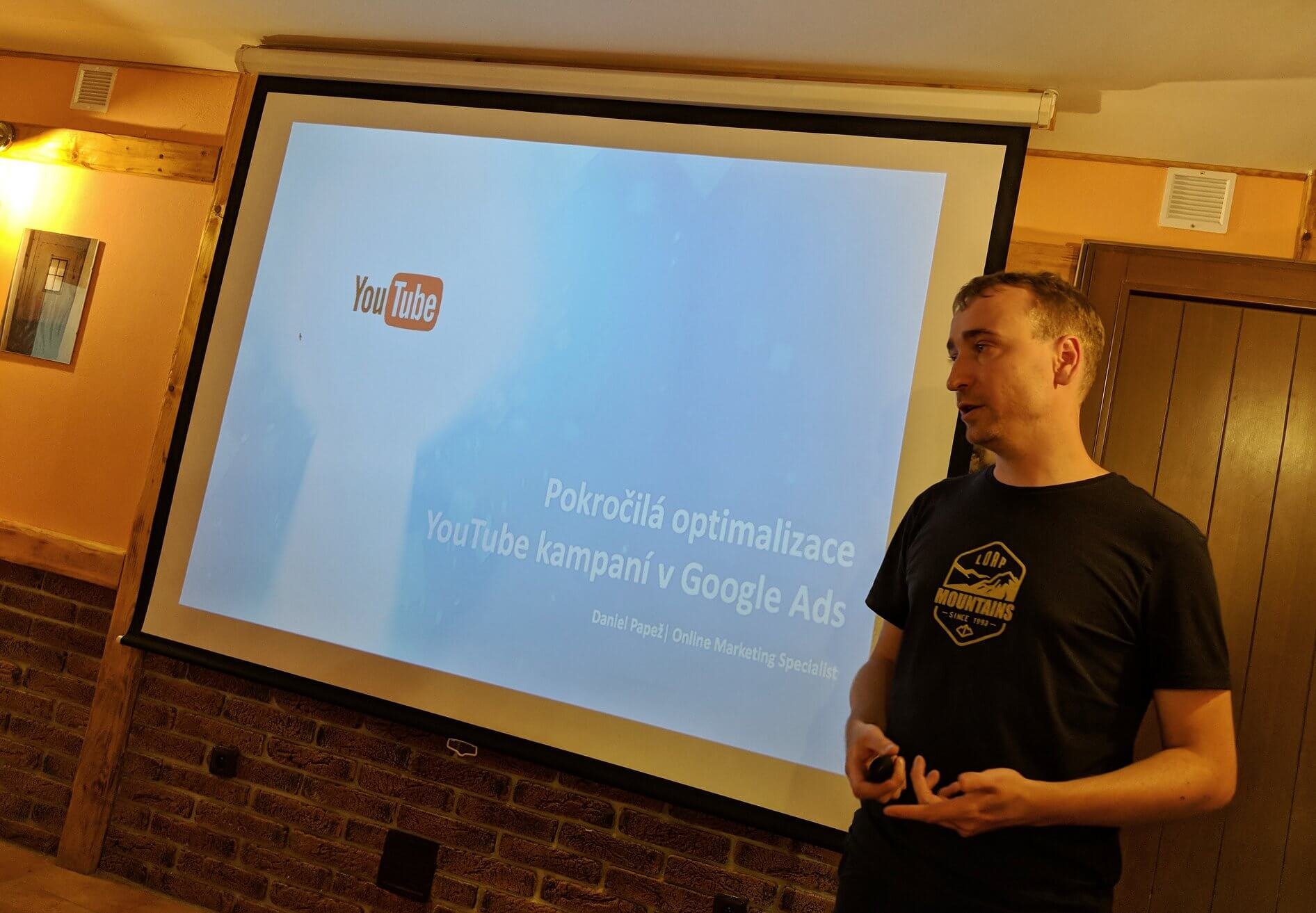 Dan přednášel na PPC campu